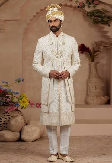 Dupian silk panjabi kurta - image 5